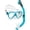 Aquamarine, variant on Cressi Ikarus Mask with Orion Dry Snorkel Combo