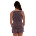 thumbnail image 3 of #followme Ultra Soft Loungewear Short Set for Women (Burgundy, X-Large), 3 of 3