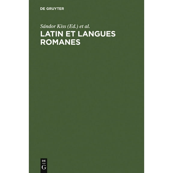 Latin et langues romanes, (Hardcover)
