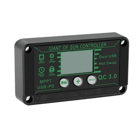 

digital display Waterproof MPPT Charge Controller Solar Panel Regulator 10-100A 30A