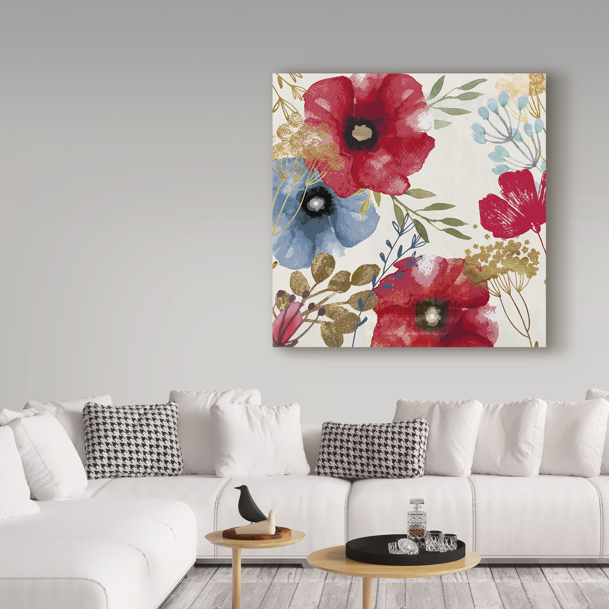 Trademark Fine Art 'Posy Redux 1' Canvas Art by Color Bakery