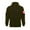 Green2, variant on LUOGENLI Hoodies for Men with Designs Men's Zip up Hoodie Casual Loose Fit Pullover Sweatshirt for Fall Winter Comfortable Streetwear Outerwear Hoodies for Men Pullover 4Xl Khaki Size S