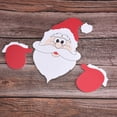 thumbnail image 4 of Papá Noel con Pared Adhesiva de Doble Cara Reno Navideño Decoración de Valla Mirada/Plástico/Después de colocar la distancia entre las manos 40, altura 30/(30*21*2,80), 4 of 14