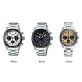 thumbnail image 3 of Seikos Watch Stainless Steel Strap White Black.Dial for Everyday Style, 3 of 5