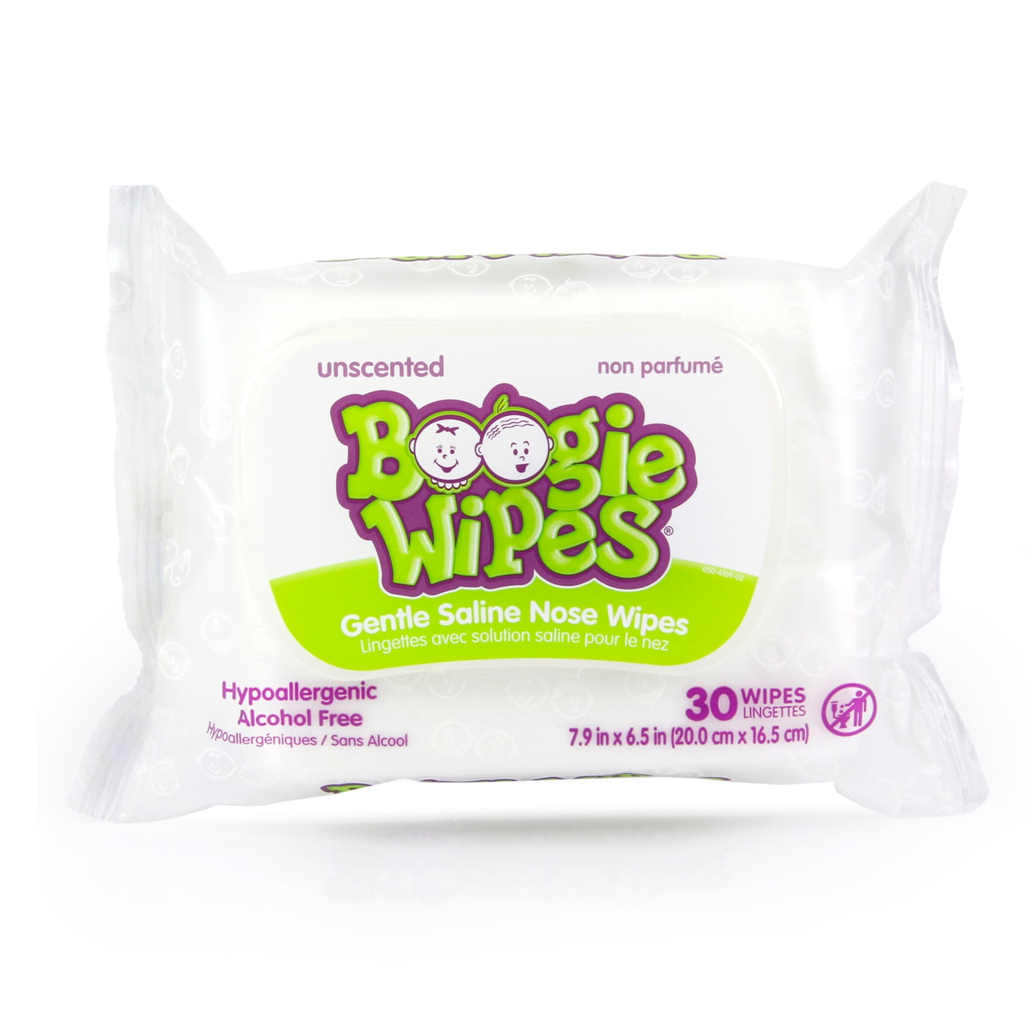 Boogie Wipes Unscented 30ct