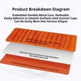 thumbnail image 4 of Flexible Phone and Tablet Stand with Suction Cups, Foldable Adjustable Holder for 4.7 to 12.9 Inch Devices, 4 of 7