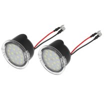 1 Pair Side Mirror Puddle Light LED Lamp Left Right Side White Light Fit for Ford Edge for Toyota Tundra 2007-2019