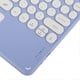 thumbnail image 3 of Clavier tactile sans fil, touches rondes, design ergonomique, ultra fin, intelligent, tactile, pour tablettes, ordinateurs portables, violet, 3 of 4