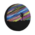 thumbnail image 2 of YFYANG 15'' Tire Cover, Rainbow Geometric Art Universal Spare Wheel Covers, Dust-Proof, Water-Proof, Sun-Proof and Corrosion-Proof, 2 of 9