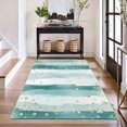 thumbnail image 5 of 4'x6' floral rug bath mats for bathtub area rug shag carpet hallway runner cozy living room rug, 5 of 9