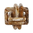 thumbnail image 6 of Decorative Knot Statue for Home Decor - Sculpture Ornament for Bathroom, Living Room, and Bookshelf Decor - Figurine Accent for Coffee Table, Bedroom, and Office Desk Styling - 6", Tan, 6 of 12