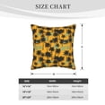 thumbnail image 4 of Xecao Hawaii Palms Print Soft Velvet Decorative Throw Pillow Covers, Square Cushion Cases for Bed, Sofa, Living Room, Car, and Indoor Outdoor Use-16"x16", 4 of 8