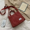 thumbnail image 4 of Modstep Women's Crossbody Bags Casual Canvas Tote Handbags with Adjustable Shoulder Strap College Students Shopping Purses Red, 4 of 5