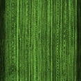 thumbnail image 1 of Ahgly Company Indoor Square Oriental Green Modern Area Rugs, 5' Square, 1 of 4