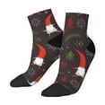 thumbnail image 2 of Bingfone Cute Christmas Gnomes Design Patterned Men'S Women'S Casual Cotton Socks, 2 of 9