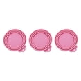 thumbnail image 2 of sweethay La comida para mascotas puede cubrir la tapa del tarro de silicona Animales Tapa enlatada sellada universal para tres tamaños, rosa Type1 NO1 sweethay CBP024415, 2 of 6