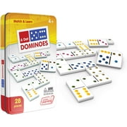 Junior Learning Six Dot Dominoes Educational Action Games, Multi