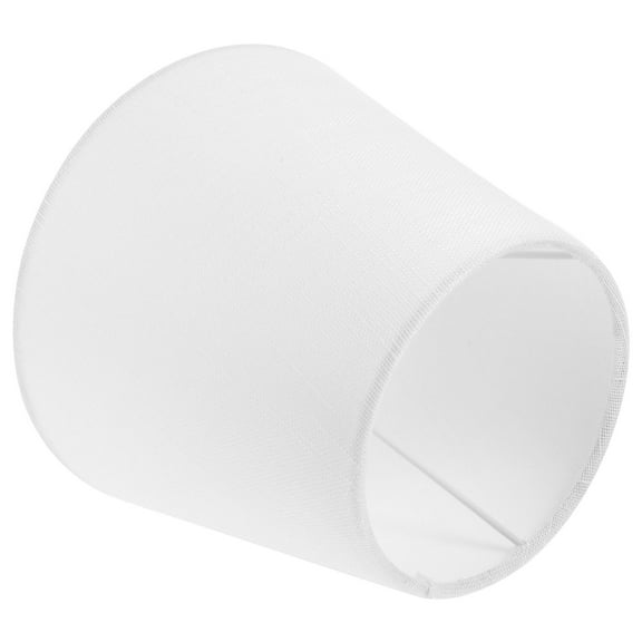 BESTONZON Vintage White Conical Lampshade, Sturdy Table Light Cover for Home Decor