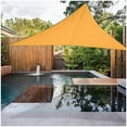 thumbnail image 3 of Triangle Sun Shade Sail with Fixing Kit, 95% UV Block Polyester Sunscreen Canopy for Garden Beach Patio, Durable Waterproof Sunsail with Free Ropes,Sand,5x5x5m, 3 of 8