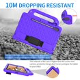 thumbnail image 4 of Samsung Galaxy Tab S7 2020 Case for Kids, Dteck Light Weight Handle Stand Shockproof Protective EVA Case for Samsung Galaxy Tab S7 11 Inch SM-T870 / T875, Purple, 4 of 6