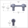 thumbnail image 2 of Allied Brass 3-in Cabinet Pull, Polished Brass, 2 of 2