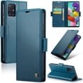 thumbnail image 1 of CaseMe Funda de Cuero para Samsung Galaxy A51 4G con Bloqueo RFID, para Samsung Galaxy A51 4G Funda para Mujer Hombre Tarjetero Cierre Magnético Funda Tipo Folio para Samsung Galaxy A51 4G, 1 of 11