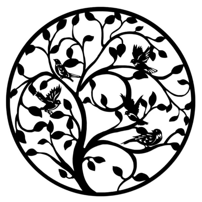 Tree Of Life Silhouette Circle