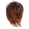 thumbnail image 1 of Zhuge Moño de pelo desordenado recogido despeinado, moño con pinza y peine lateral, coleteros sintéticos versátiles y ajustables naturales para mujeres y niñas, B, 1 of 3