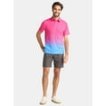 thumbnail image 5 of Birdie Bound Men's and Big Men's Novelty Print Golf Polo Shirt, Sizes S-5XL, 5 of 5