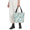 thumbnail image 5 of Rocae Colorful Dog for Shoulder Bags for Women Tote Bag for Women with Zipper Closure, 5 of 6