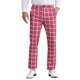 thumbnail image 1 of Pantalones de negocios de cuadros impresos para hombres INSPIRE CHIC 34 Rosa oscuro, 1 of 5