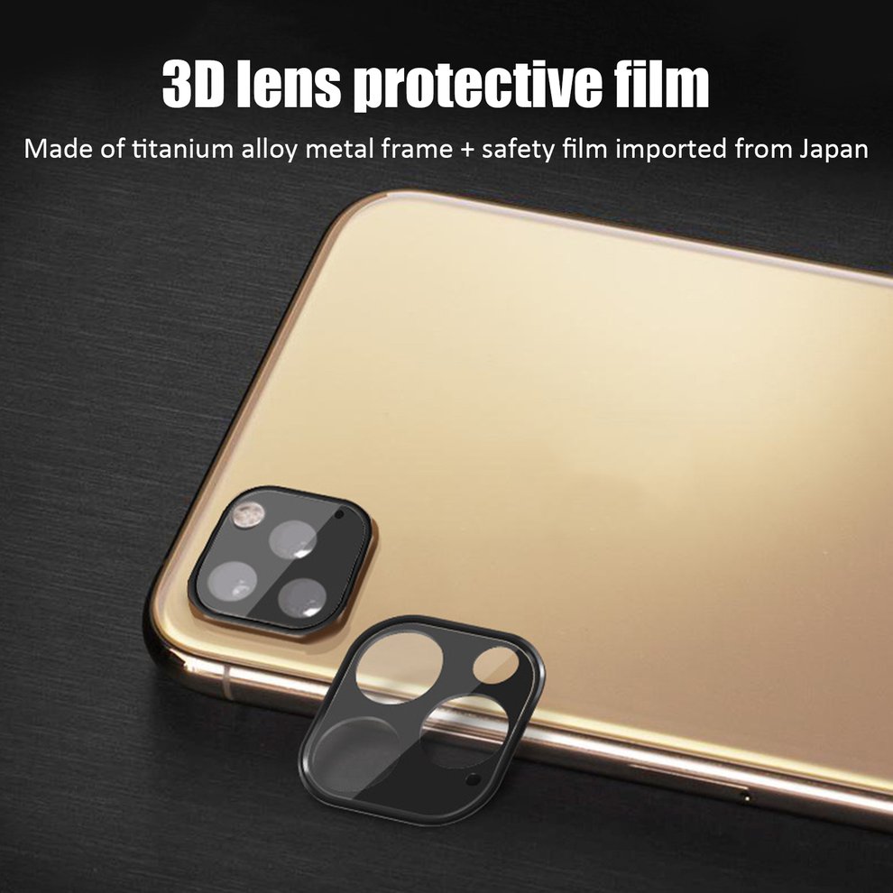 Full Cover Back Camera Case for IPhone 11 Pro Titanium Alloy Tempered
