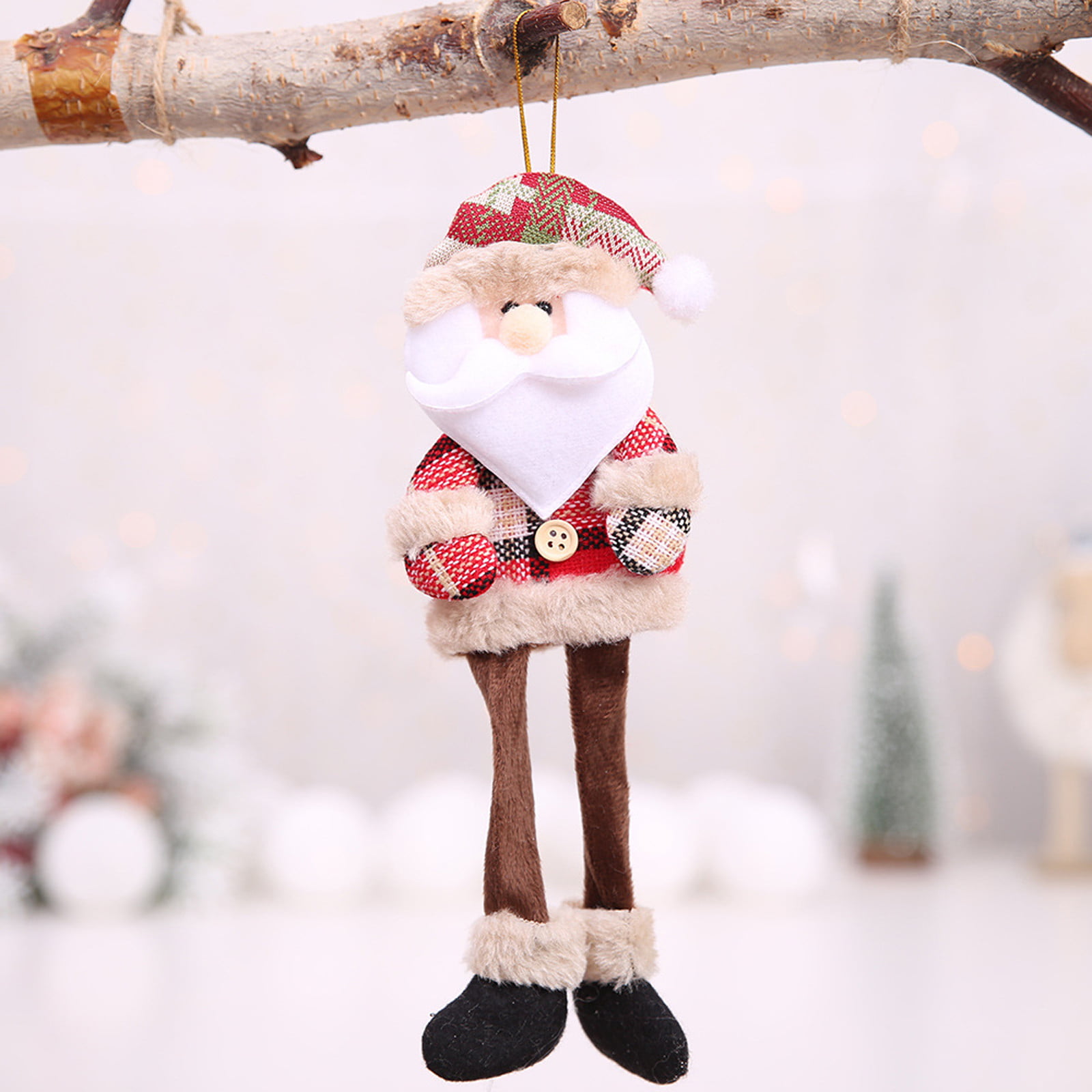 Christmas Santa Claus Porch Light Covers 2Pcs Xmas Multicolor Gift Merry Xmas 