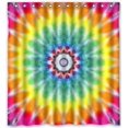 thumbnail image 1 of ABPHQTO Cortina de ducha Tie Dye Cortina de ducha impermeable 160x180 cm, 1 of 2