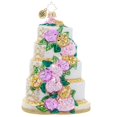 thumbnail image 1 of Ornament Christopher Radko para tarta de boda hecha a mano en cristal, 1 of 2