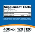 thumbnail image 6 of Nutricost Vitamin B2 (Riboflavin) 400mg, 120 Capsules, Supplement, 6 of 6