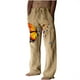 thumbnail image 2 of Pantalones largos casuales de pierna ancha para hombre, pantalones casuales estampados con cordones, pantalones de pierna ancha, pantalones deportivos, pantalones largos, pantalones para hombre, 2 of 5