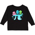 thumbnail image 3 of Inktastic Octo-pi- Funny for Pi Day Boys or Girls Long Sleeve Toddler T-Shirt, 3 of 5