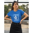 thumbnail image 2 of Cupid Techno Style T-Shirt Women -Image by Shutterstock, Female Small, 2 of 4