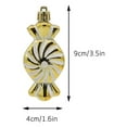 thumbnail image 3 of Guanhe Christmas Hanging Ball Ornaments, 6Pcs Christmas Ornaments Shatterproof Plastic Candy Shaped Pendant for Xmas Party Holiday Wedding Decoration, 3 of 7