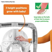 Bright Starts Adjustable Baby Walker with Activity Station, JuneBerry