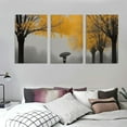 thumbnail image 3 of PRATYUS Wall Art Canvas 3 Piece Set Fall Decor Walk in the Forest Ready to Hang 12x16x3pcs, 3 of 4