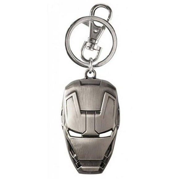 Ironman Mask Pewter Keychain