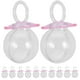 thumbnail image 1 of 20 cajas transparentes para dulces, recuerdos de baby shower, mini chupetes, dulces, golosinas, juegos y decoraciones, 1 of 7