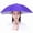 Purple, variant on Umbrella Hat for Adults - Folding Hands-Free Sun & Rain Protection, UPF 50+ UV Blocking, Purple
