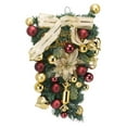 thumbnail image 2 of Christmas Ball Decorative Wreath,Christmas Inverted Tree Wreath Christmas Wreath Electroplated Ball Rattan Wreath Modern Innovation, 2 of 7