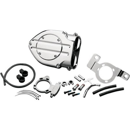 - Kuryakyn 8506 Standard Hypercharger - Smooth Trap Door and Chrome Butterflies
