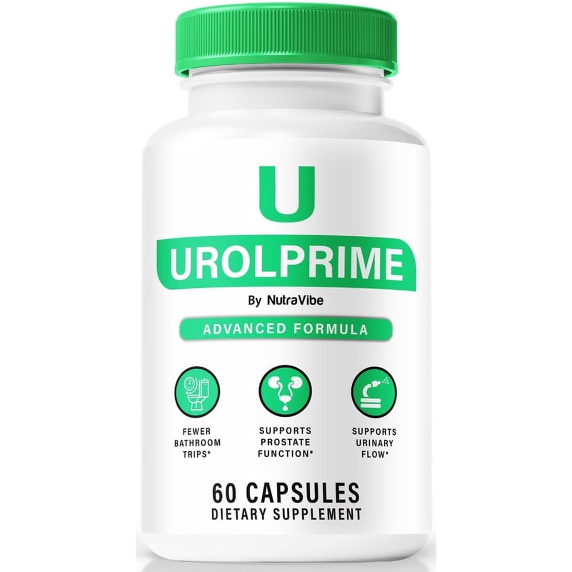 Urolprime Capsules - Official Urol Prime Pills For Prostate Heath, All Natural Formula To Support Control, Energy & Overall Well-Being, Review (60 Capsules)