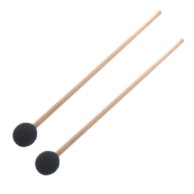 2 uds Bell Mallets Glockenspiel Sticks, percusión de mazo de xilófono con mango de madera, 17 pulgadas de largo Hugo Baquetas de percusión