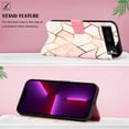 thumbnail image 3 of Case for Google Pixel 7,Google Pixel 7 Wallet Case Cute with Kickstand Magnetic and Card Holder Leather Flip Protective Case for Women Compatible with Google Pixel 7 Marble White, 3 of 10